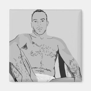 Oberster männlicher Magnet