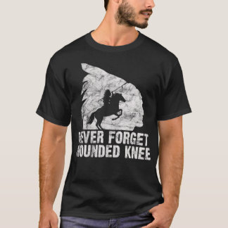 Oberster Offizier des Lakota-Stammes in der Knie T-Shirt