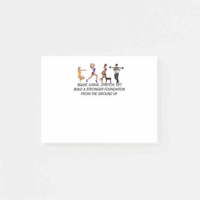 OBERSTER untersetzter Slogan Post-it Klebezettel (Vorderseite)