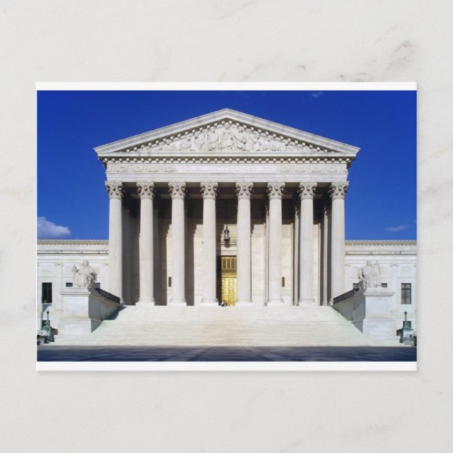 Oberstes Gericht der USA Postkarte (Vorderseite)