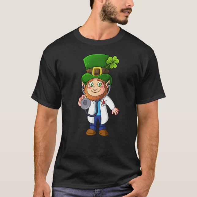 Oberstes Stethoskop mit Kobold T-Shirt (Vorderseite)