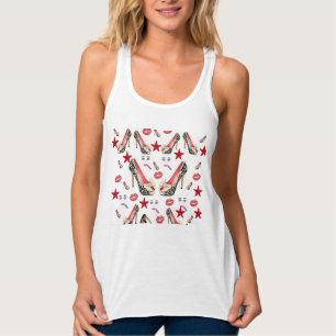 Oberteil des Lipstick Tank Top