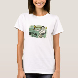 Oberteil mit Chic Vintage Musiker aus Frankreich T-Shirt
