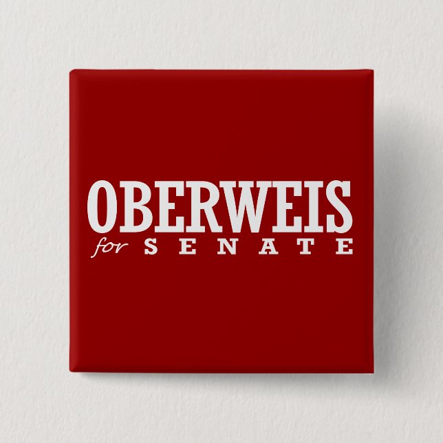 OBERWEIS FÜR SENAT 2014 BUTTON (Vorderseite)