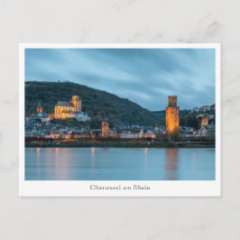 Oberwesel am Rhein, Deutschland Postkarte