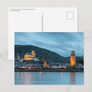 Oberwesel Deutschland Postkarte