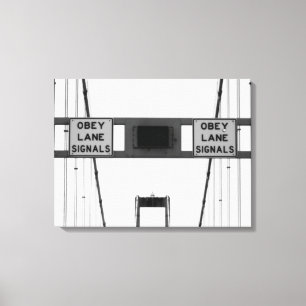 Obey Lane Signals Triptych Leinwanddruck