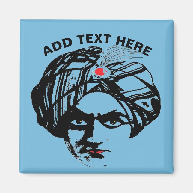 Obey Magician Face Magnet (Vorne)