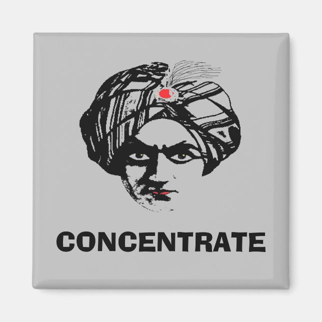 Obey Magician Face Magnet (Vorne)