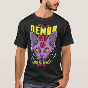 Obey Me Human Hypo Satanic Demon Cat T-Shirt