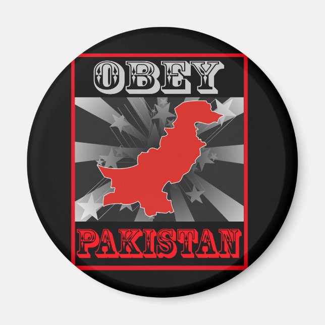 Obey Pakistan Magnet (Vorne)