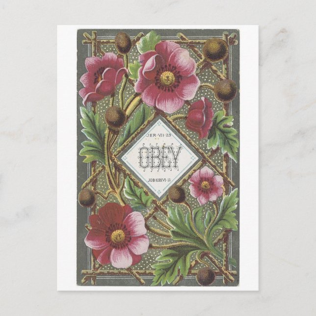 Obey Postkarte (Vorderseite)