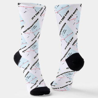 Obey Refraktion ist die Physik des Gesetzes nach d Socken