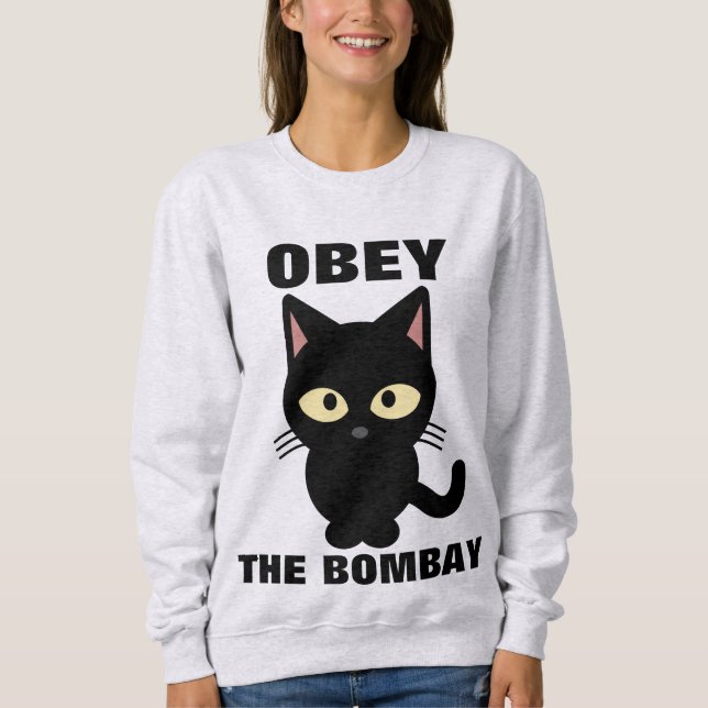 OBEY THE BOMBAY Cat T - Shirt (Vorderseite)