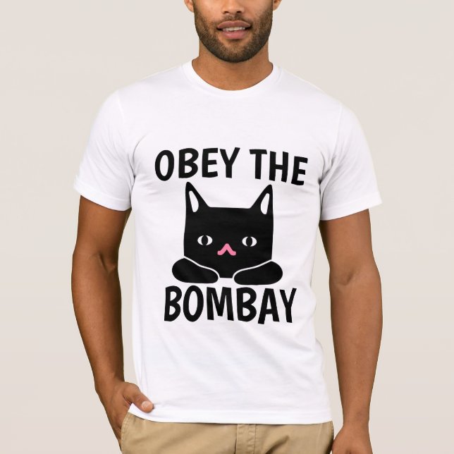 OBEY THE BOMBAY CAT T - SHIRT (Vorderseite)