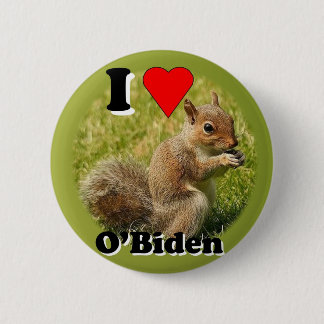 O'Biden Eichhörnchenknopf Button
