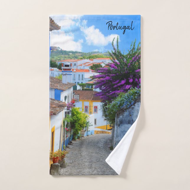 Obidos Blume, Portugal Handtuch (Handtuch)