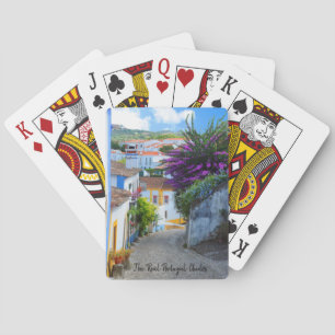 Obidos Blume, Portugal Spielkarten