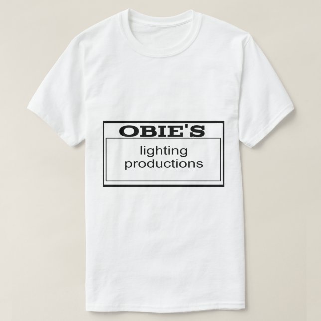 Obie_s Lighting Productions T-Shirt (Design vorne)