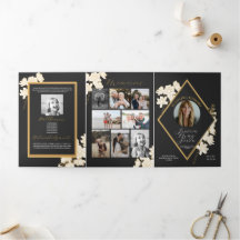 Obituary Celebration of Life Foto Weiße Blume