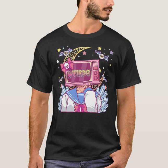 Object Head Cosplay Weirdcore Aesthetic Pastel Got T-Shirt (Vorderseite)