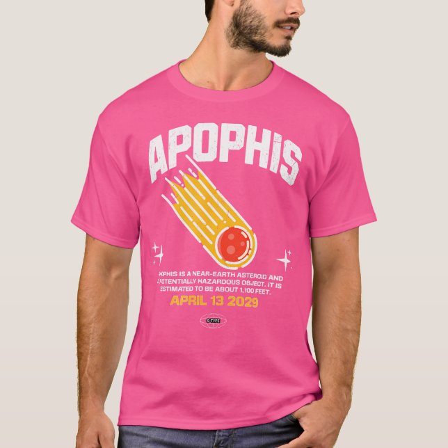 Objekt 99942 Astronomie Space Comet T-Shirt (Vorderseite)