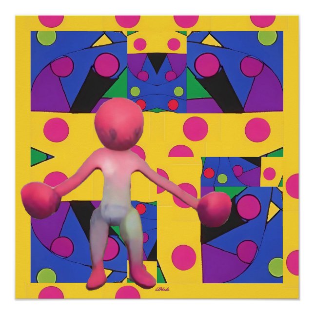 Objekte nicht Gegenstand Poster (Vorderseite)