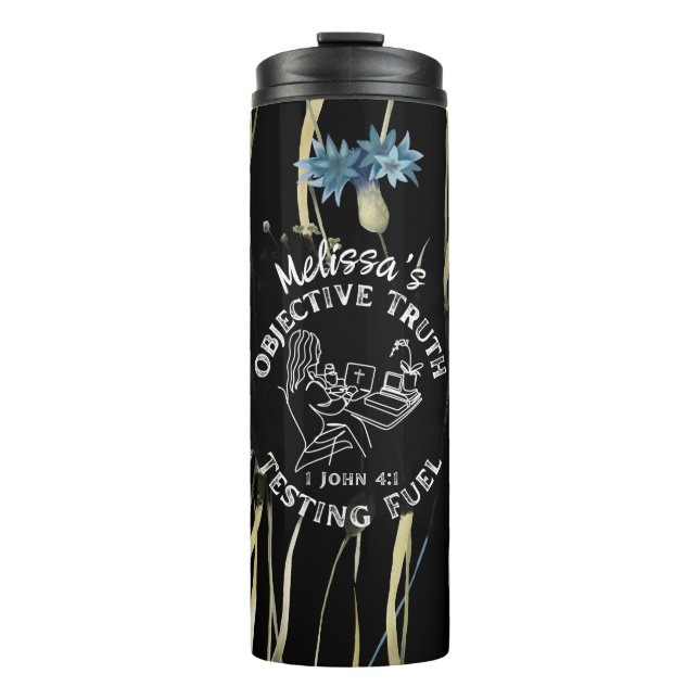 Objektive Wahrheitsschrift Thermosbecher (Vorderseite)