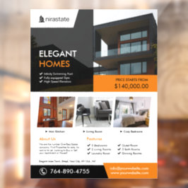 Objektklammer für Real-Anwesen-Eigenschaften Fensteraufkleber