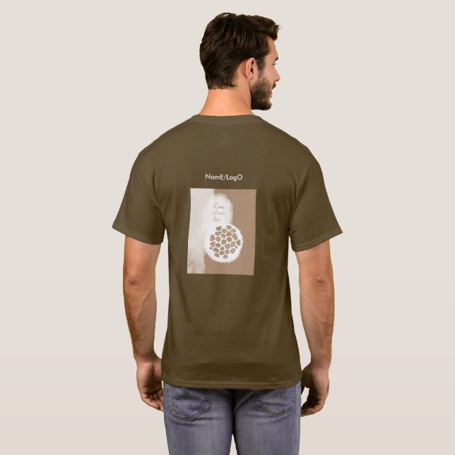 objet_11_lotus seed pod T - Shirt (Schwarz voll)