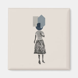 objet_14_eine Frau_1 Magnet