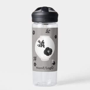 objet_22_kamelie,vogel und töpferei trinkflasche