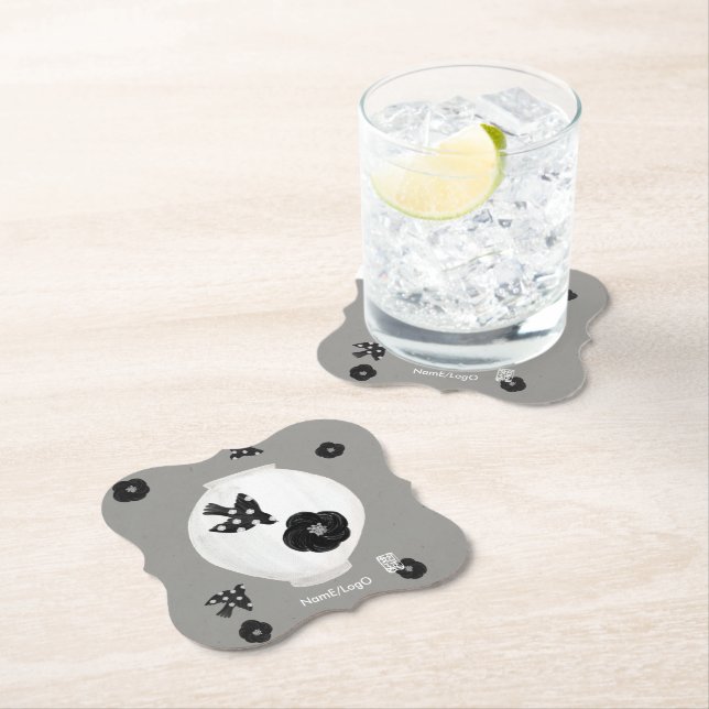 objet_22_kamelie,vogel und töpferei untersetzer (Vor Ort)