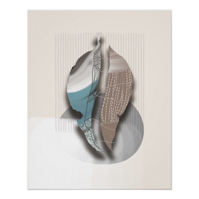 objet_8_herbstblätter_1 Hochglanzposter Poster (Vorderseite)