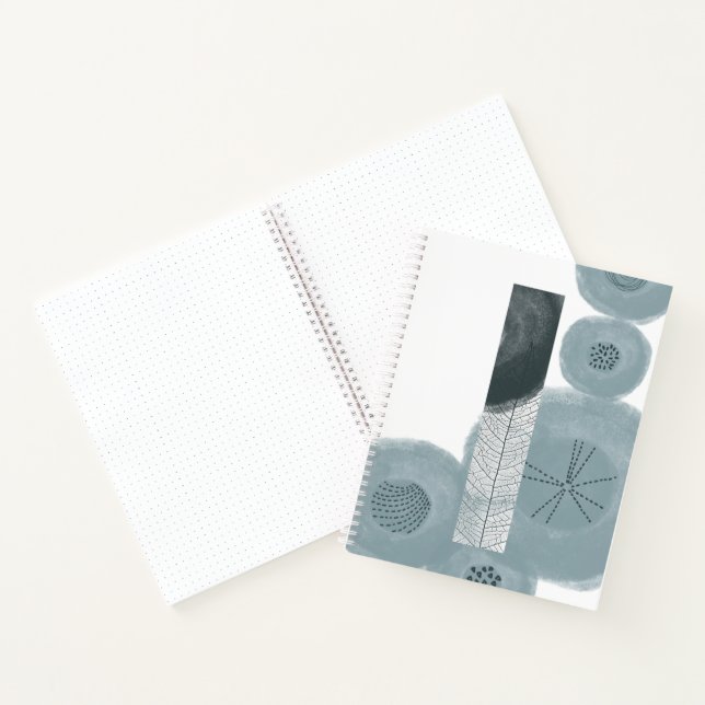 Objet_9_Herbstblätter_2 Spiralnotebook Notizbuch (Innenseite)