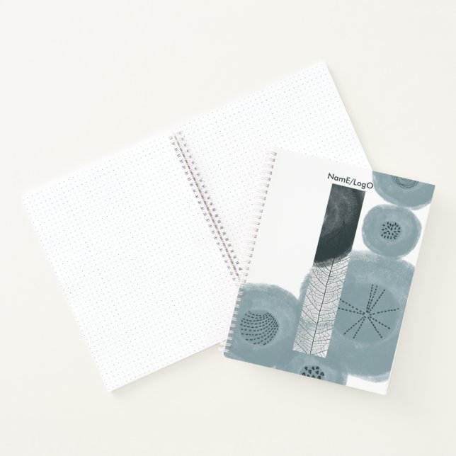 Objet_9_Herbstblätter_2 Spiralnotebook Notizbuch (Innenseite)