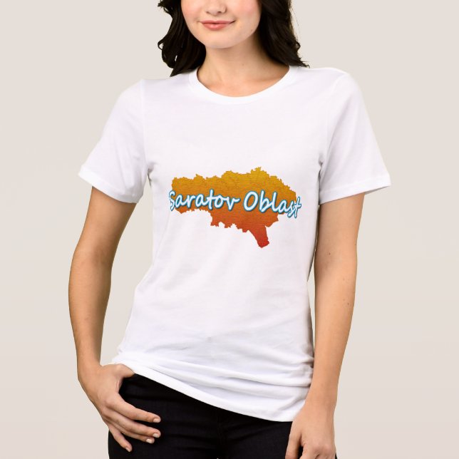 Oblast Saratow Tri-Blend Shirt (Vorderseite)