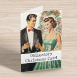 Obligatorische Weihnachtskarte Funny Karte<br><div class="desc">Dieses Design kann in dem Bereich personalisiert werden, der durch das Ändern des Fotos und/oder Textes zur Verfügung gestellt wird. Sie können auch angepasst werden, indem Sie auf Vorlage personalisieren klicken und dann auf die Schaltfläche klicken, um weitere Optionen anzupassen, um die Hintergrundfarbe zu löschen oder zu ändern, Text hinzuzufügen,...</div>