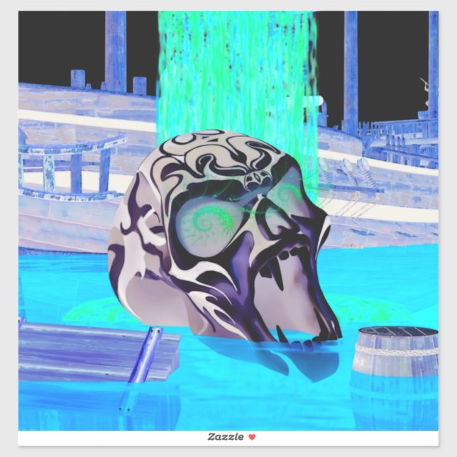 Oblivion Horror 3D-Notebooks XBox Aufkleber (Blatt)