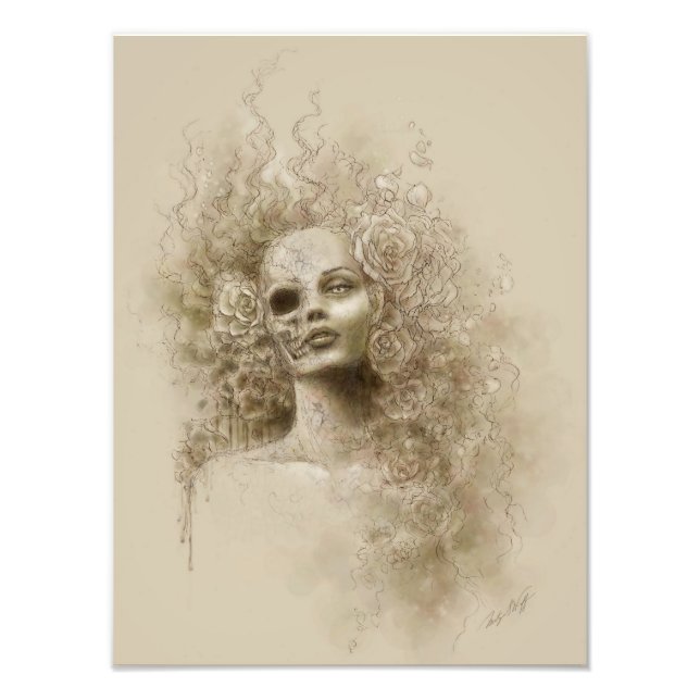 Oblivion Macabre Fantasy Art Foto Print (Vorne)