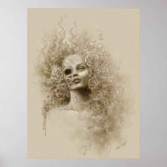 Oblivion Macabre Fantasy Art Poster (Vorne)