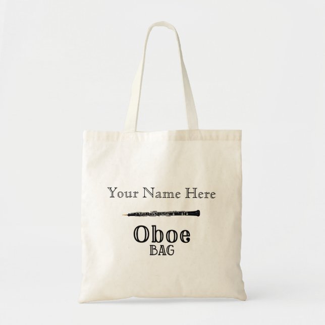 Oboe Bag Oboist Player mit dem Namen Double reed Tragetasche (Vorne)