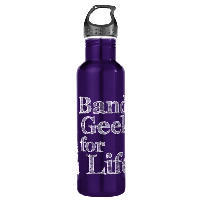 Oboe Band Geek Trinkflasche (Vorderseite)