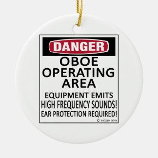 Oboe-Betriebsbereich Keramik Ornament