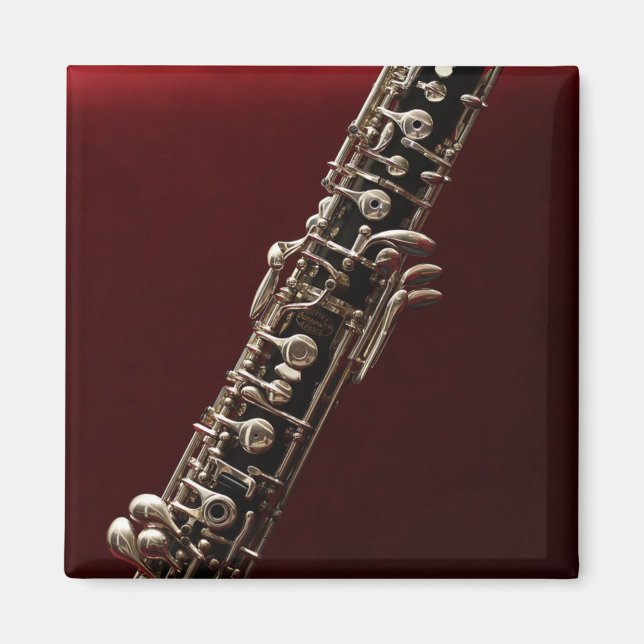 Oboe Closeup-Foto Magnet (Vorne)