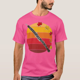 Oboe Fall Oboist HerbstErntedank Woodwind Musi T-Shirt