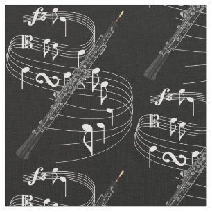 Oboe Gewebe-Dunkelheit Stoff
