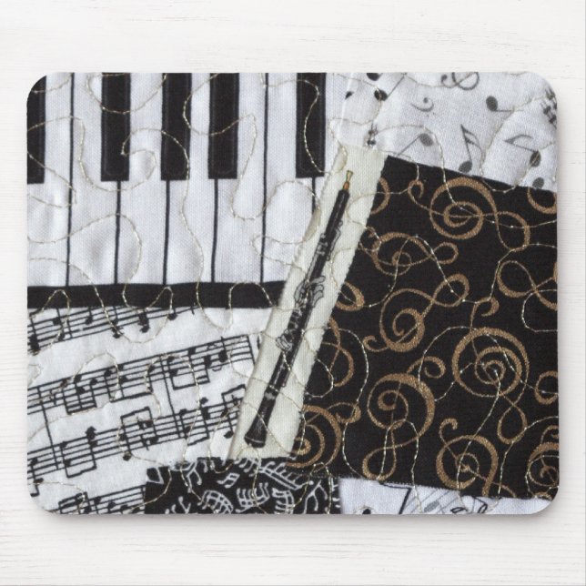 Oboe Holzblasinstrument-Musikinstrument Mousepad (Vorne)