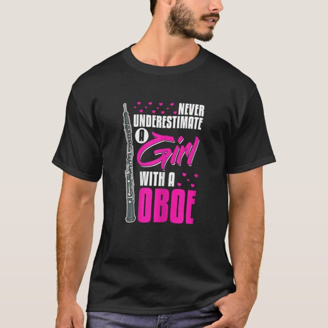 Oboe Instrument Music Player Beginner Lesson Obois T-Shirt (Vorderseite)