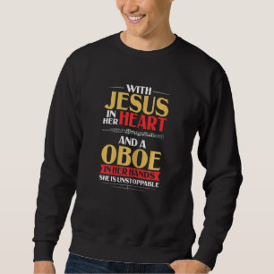 Oboe Instrument Music Player Lehrgang Obois Sweatshirt